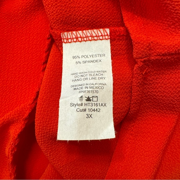 NWT Haptics Summer Top Lightweight and Breezy 3X - Picture 4 of 6